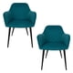 thumbnail image 1 of SET DE 2 SILLAS VELVET MODERNAS PARA COMEDOR MARCA GRAVITA, 1 of 6