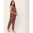 thumbnail image 3 of Moomaya Sleepwear, Printed Sleeveless Nightsuit Set, Camisole Top & Pants Pjs Set, 3 of 9