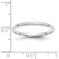 thumbnail image 3 of 10K White Gold 10Kw 2mm Ltw Comfort Fit Band Size 7 Made In United States 1wcfl020-7, 3 of 5
