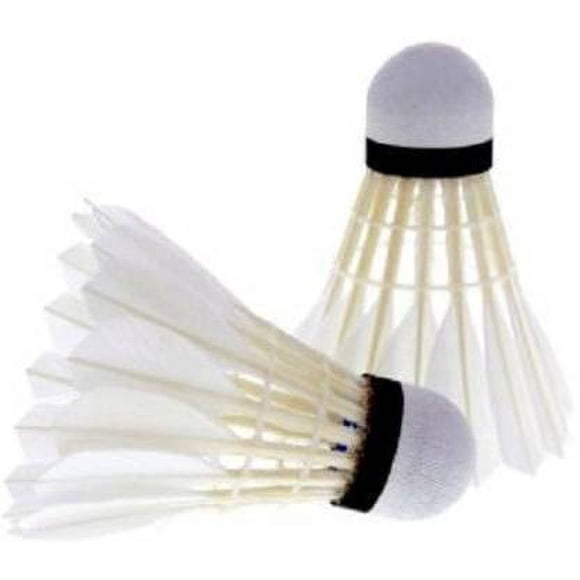 Agnolia Badminton Feather Shuttlecock , Fine & Furnished Quality | White , Pack Of 3 , Made Of Imported Cork Base