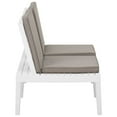thumbnail image 2 of vidaXL Patio Garden Bench Loveseat Outdoor 2-Seater Bench with Cushion Plastic, 2 of 28