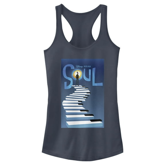 Junior's Soul Official Poster  Racerback Tank Top Indigo Medium