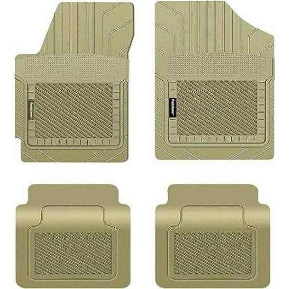 PantsSaver Car Floor Mats Custom Fit Car Mats for Ford F-450 2017-2023 All Weather Protection (Beige)