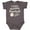 Charcoal Grey, variant on Inktastic Daddy Baseball Grandson Boys or Girls Baby Bodysuit