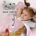 thumbnail image 2 of KAINSY Personalized Toddler Nap Mat with Name for Preschool Daycare and Kindergarten, Customized Sleeping Bag with Pillow Case and Blanket Quilt, Kids Slumber Bags Napping Mats for Girls, 2 of 8