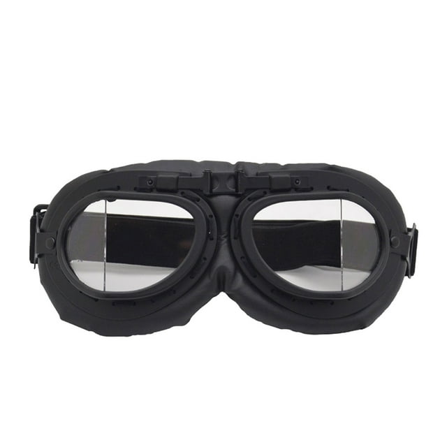 Amdohai Lunettes de Moto Rétro Lunettes de Moto Scooter Protection des Yeux Anti-Poussière