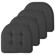 U-Shaped Memory Foam No Slip Back 17 x 16 Chair Pad Cushion 4 Pack