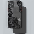 thumbnail image 1 of Funda de teléfono para iPhone 11, 12, 13, 14 Pro Max, 8, 7 Plus, SE 2020, 13Mini, flores, Mandala, Sexy, Floral, suave, parachoques, cubierta trasera mate Fivean unisex, 1 of 2