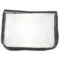 thumbnail image 5 of Masteelf Transparent Black Edge Bag Dust Storage Giant Big Makeup Reusable Hand Bags, 5 of 8