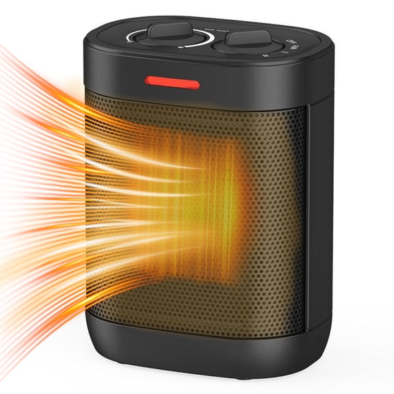 1000W PTC Ceramic Heater,Quiet Portable with Overheat/Tip-Over Protection for Home Office