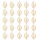 thumbnail image 1 of 30 piezas de accesorios surtidos para pendientes, colgantes con dijes de hojas, joyería para el cabello DIY - bronce, oro, 1 of 9
