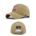 thumbnail image 4 of Baseball Hats For Men American Flag Patch Breathable Mesh Classic Baseball Caps Adjust Cotton Running Ball Hats, 4 of 4