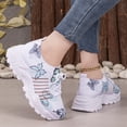 thumbnail image 6 of Willtoo Women's Breathable Hollow Mesh Orthopedic Walking Shoes Flower Pattern Sneakers Colorful Tennis Shoes Comfort for All-Day Wear Sports Sandals, 6 of 7