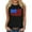 Black, variant on Work Clothes for Women July 4th Red White and Blue Tshirts Summer Casual Independence Day Patriotic Undershirts Fashion Juniors Tops Camisole