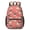 Pink, variant on Pug and Hearts Pink Pattern 17" School Backpacks for Teens,Waterproof Oxford Fabric,S-Shape Padded Straps for School,Travel,Hiking,Camping