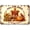 Fall For Jesus He Never Leaves, variant on Fall Jesus Tin Sign, Pumpkin Sunflower Cross Wall Art Decor, 12x8