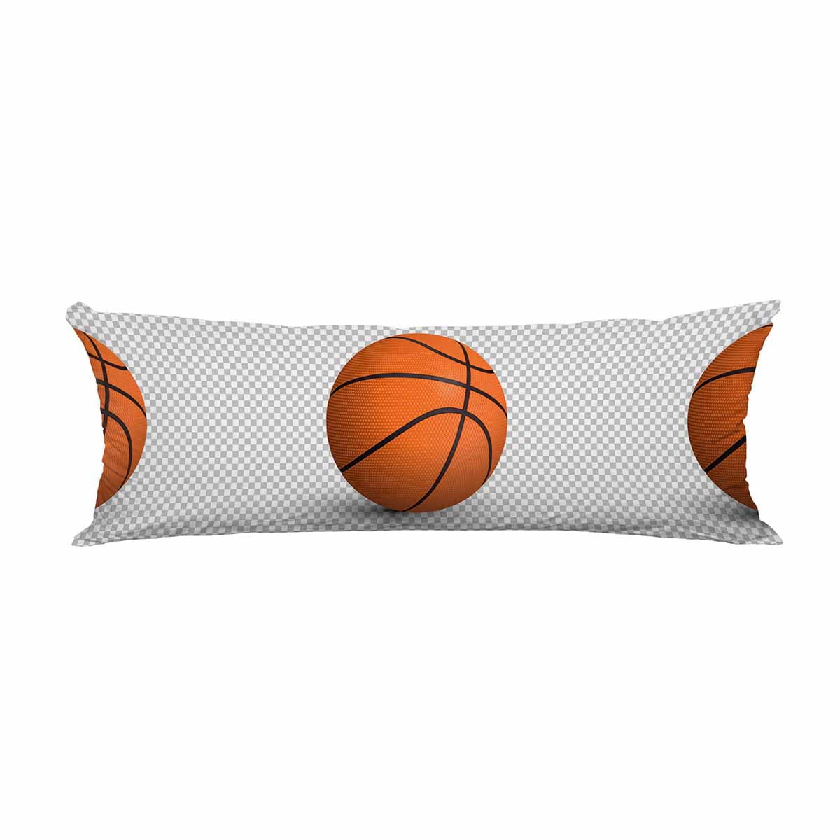 PKQWTM basketball ball Long Body Pillow Case Cover Pillow Cushion Size