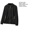 thumbnail image 6 of Men Lightweight Sun Protective Jacket Sun Jacket Waterproof Quick Dry Windbreaker Hooded Lightweight Full Zipper with Side Pockets for Men, 6 of 8