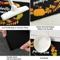 thumbnail image 3 of Thanksgiving Decor Kitchen Mat and Rug Set Halloween Pumpkin Kitchen Rugs Witches Non Skid Washable,Floor Cushion Waterproof Rug,Rubber Backed Area Rugs for Kitchen Sink, 3 of 6