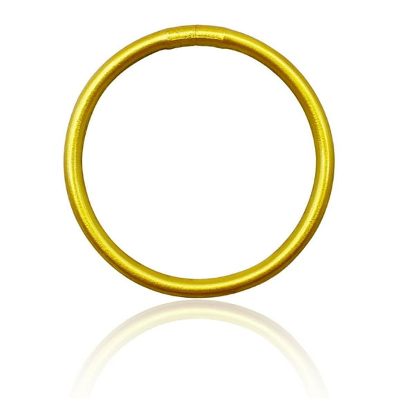 COOLHOOD 3 Colors Gold Foil Filled Silicone Bracelet Suitable for Girls Birthday Mother's Day Bride Wedding Party