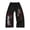 #02, variant on Goth Sweatpants Y2k Baggy Graphic Pants for Men Polyester Casual Streetwear Harajuku Emo Alt Trousers