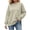 A Khaki, variant on Womens Oversized Crewneck Sweatshirt | Soft Fleece Lined Long Sleeve Pullover, Loose Casual Fit, Workout Lounge Wear Daily Airport Outfits, 2026 Fall Winter Fashion Khaki S