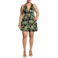 thumbnail image 2 of Madden NYC Juniors' Plus Size Double Tiered Halter Dress, 2 of 5