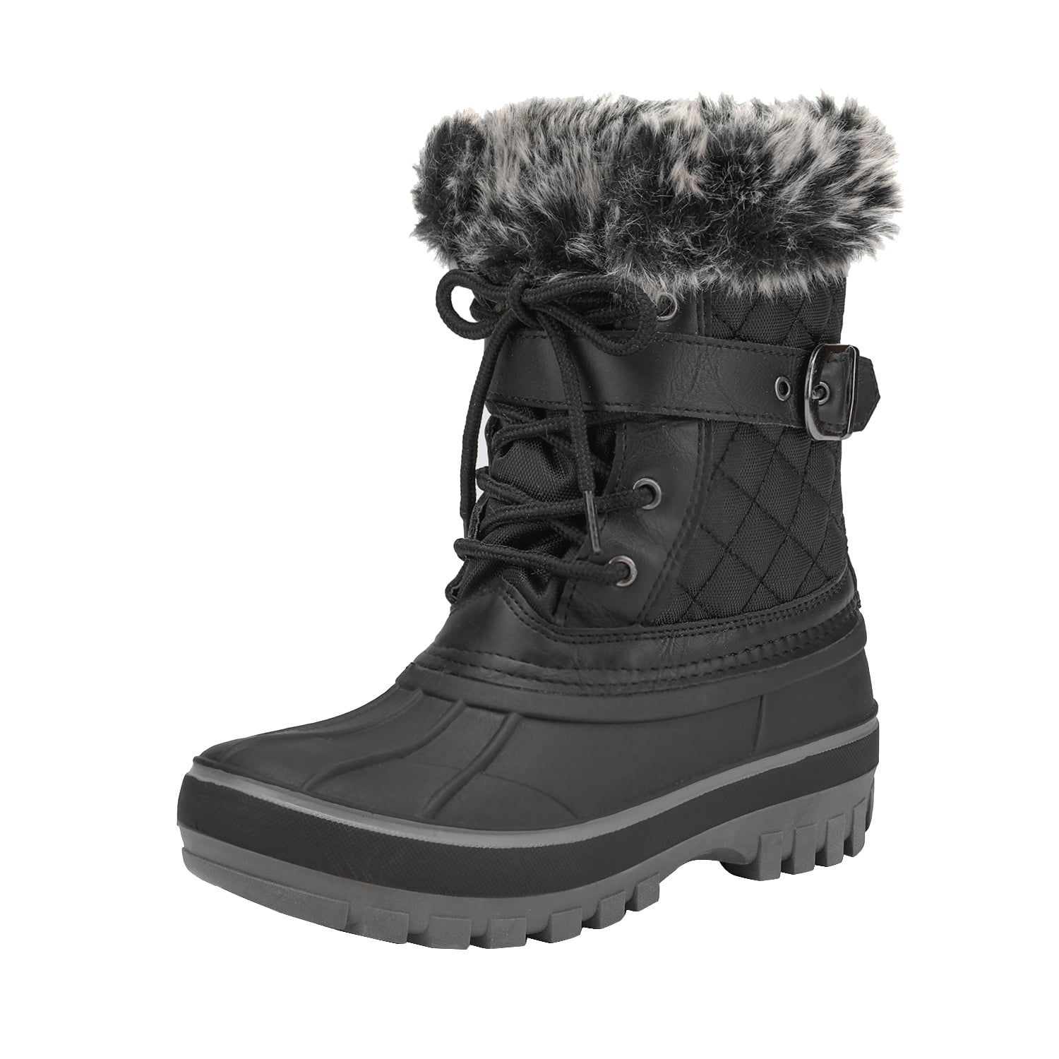 Dream Pairs Kids Boys & Girls Winter Snow Boots Mid Calf Outdoor