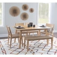 thumbnail image 2 of Powell Cadence 6Pc Dining Set Natural, 2 of 3