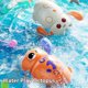 thumbnail image 1 of Baby bath water toy - 2 pack Bath Toys for Toddlers,Cute Wind-up Swimming winding octopus playing in the water Baby Bathtub Toys for 1-3 Years Old 6 to 12 Months Boys Girls & Kids (Orange and beige), 1 of 4