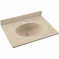 thumbnail image 2 of Swan Ellipse Solid Surface 19'' Single Bathroom Vanity Top, 2 of 7