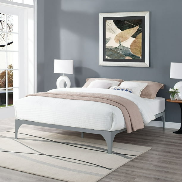 Modway Ollie Steel Platform Bed Frame, Multiple Sizes and Colors
