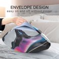 thumbnail image 4 of Yayeee Pillowcase Queen Size Set of 2 Satin Wrinkle Resistant Pillow Case, Black, 4 of 7