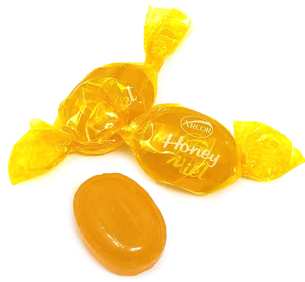 SweetGourmet Assorted Honey Bee Filled Hard Candy | 1 Pound
