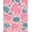 Pink, Pattern 6, variant on ODIKA 4' x 6' Machine Washable Non-Slip Area Rug, Tropical Leaf High Traffic Rug, Green, 284290