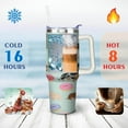 thumbnail image 4 of Dachshund Tumbler with Handl, Stainless Steel Vacuum Insulated Travel Coffee Mug 40 oz, Inspirational Birthday Christmas Gifts for Dog Lover Friends, 4 of 6