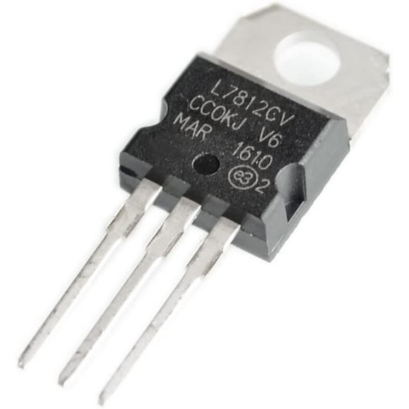 Mayata 10PCS L7812CV TO-220 L7812 LM7812 7812 Positive-Voltage Regulators