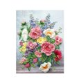thumbnail image 1 of Pintura de diamante 5D, taladros completos, plantas de flores, lienzo, resina, diamantes de imitación, bordado, puntada, decoración del hogar yu034 Methold HA001883-04, 1 of 6