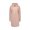 Cameo Pink [326], variant on MV Sport B14452303 Women Suzie Hooded Sweatshirt Dress, Cameo Pink - Small