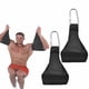 thumbnail image 4 of Un par de correas de entrenamiento colgantes abdominales AB duraderas negras para gimnasio, eslingas para barra de dominadas, 4 of 8