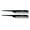 Rat Tease, variant on Amelia Beauty, 8.5in Black Plastic Pin Rat Tail Standard Tooth Comb, Made in USA, Professional Grade Hair Comb, Highlighting, Sectioning & Styling Hair with Long Tail Tip, Wet or Dry, 8.5"x1", 2 Pack