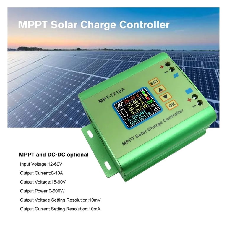 MPPT Boost Solar Charge Controller 24V 36V 48V 60V 72V 300W Charger for Solar Electric Vehicles