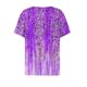 thumbnail image 5 of Fiudx Ofertas y Liquidaciones Top/Camisa con Cuello En V y Manga Corta con Estampado de Rayas para Mujer, 5 of 5