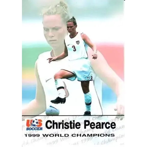 Christie (Pearce) Rampone 1999 US Women's World Cup Champions Team Roox soccer Rookie Card USWNT