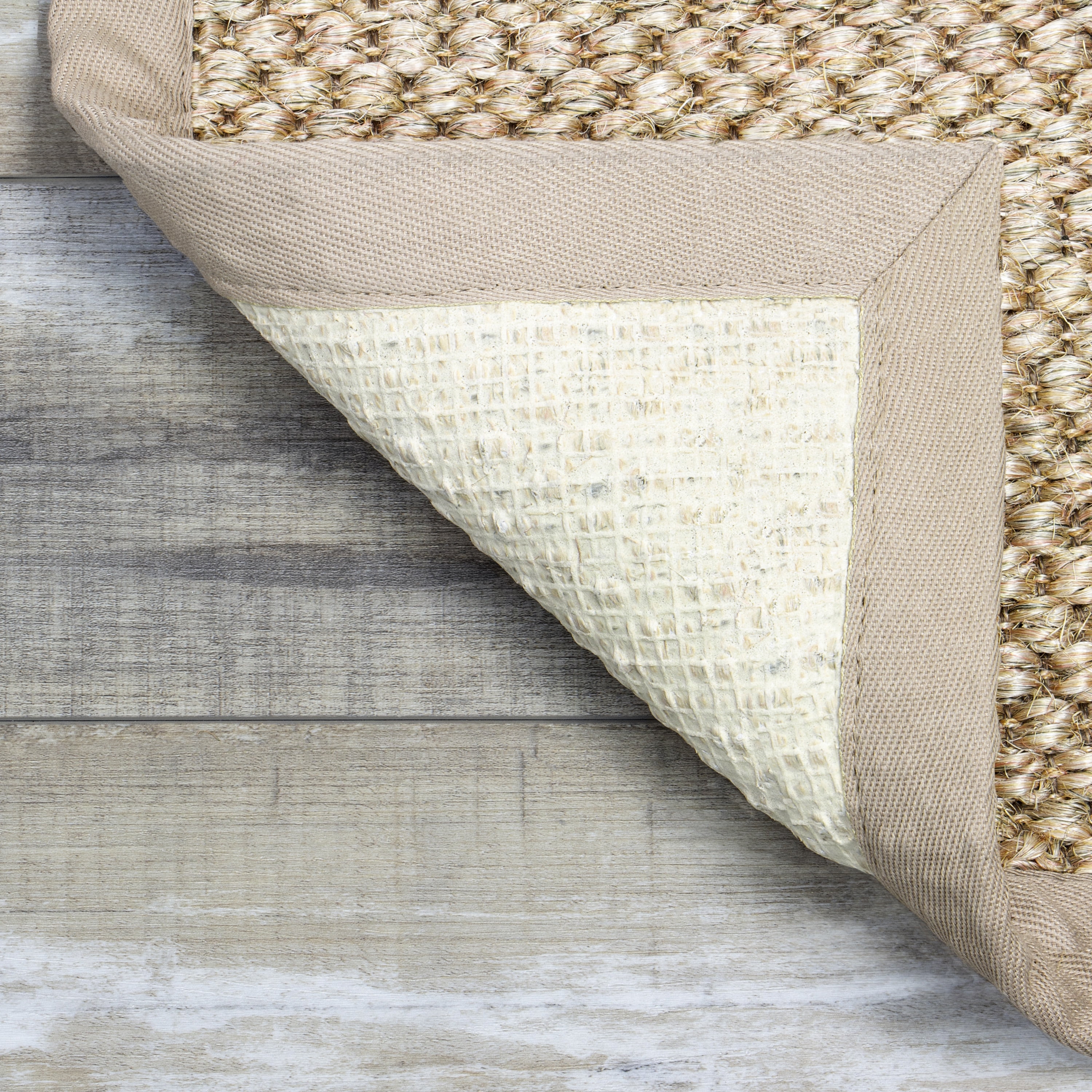 Apache Mills Natural Sisal Flat Woven Farmhouse 3' x 5' Indoor Area Rug