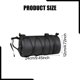 thumbnail image 5 of Bolsa para manillar de bicicleta, impermeable, enrollable, frontal, para viajes diarios al aire libre Negro, 5 of 5
