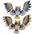 thumbnail image 1 of Miangastore 2 Pcs Épingle à Broche Hibou Mignonne Épingle à Col Décorative pour Femmes, 1 of 8