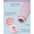 thumbnail image 3 of Bliss Silicone Travel Bottles TSA-Approved Refillable Travel Size Bottles for Toiletries 4 Pack, 3 of 7