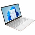 thumbnail image 5 of HP 17-cn0000 17-cn0514nr 17.3" Notebook, HD+, Intel Celeron N4500, 4 GB, 256 GB SSD, Pale Gold Rose, Natural Silver, 5 of 6