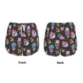 thumbnail image 4 of Disketp Rainbow Unicorn And Cat Icecream Print Women's Shorts Workout Shorts for Athletic Gym Running Shorts with Phone Pockets X-Large, 4 of 8